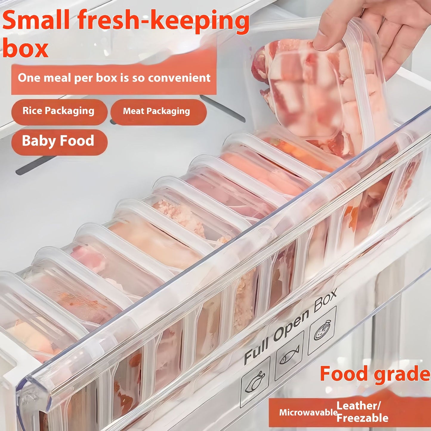 Transparent Storage Box Refrigerator Special Sealed Crisper