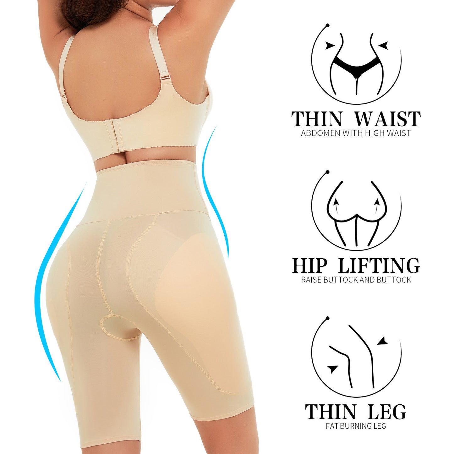 High Waist Fengqi Abdominal Pants Sponge Mat Fake Butt