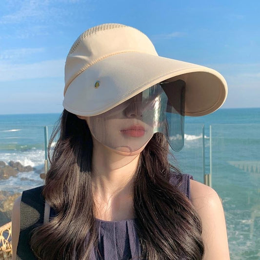 Universal For Summer Lengthened Large Brim With Sun Protection Lens