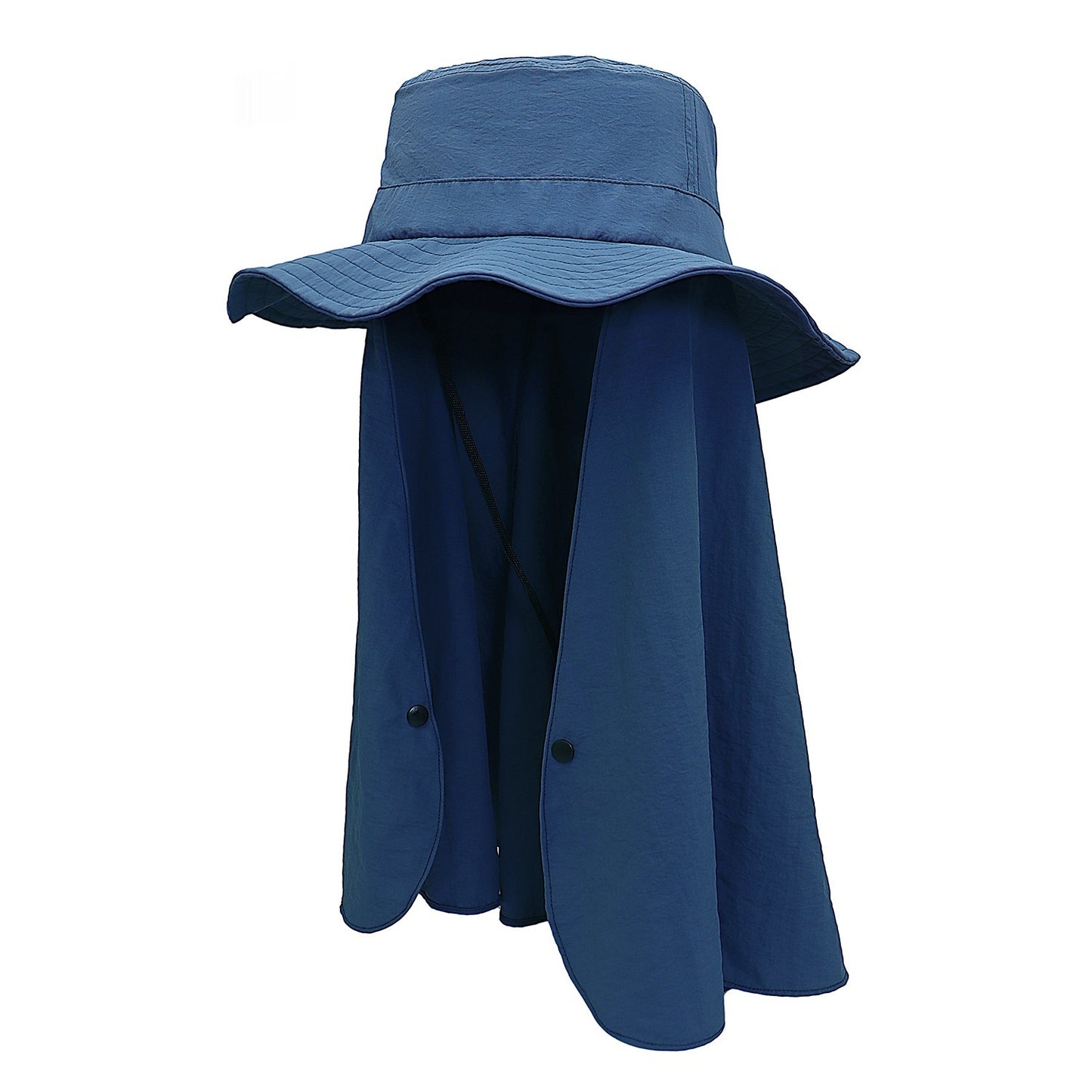 Big Shawl Hat Children Sun Protection Hat Big Brim Summer Outdoor Full Face UPF50 Mask Integrated Big Brim Sun-proof