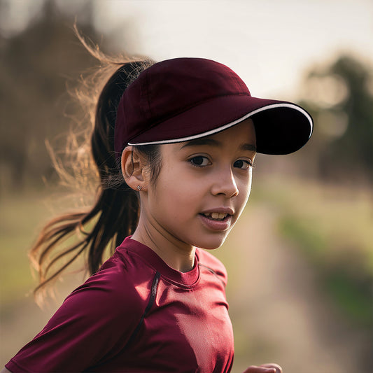 Children's Quick-drying Waterproof Sun Protection Hat Outdoor Running Sunshade Lengthened Brim