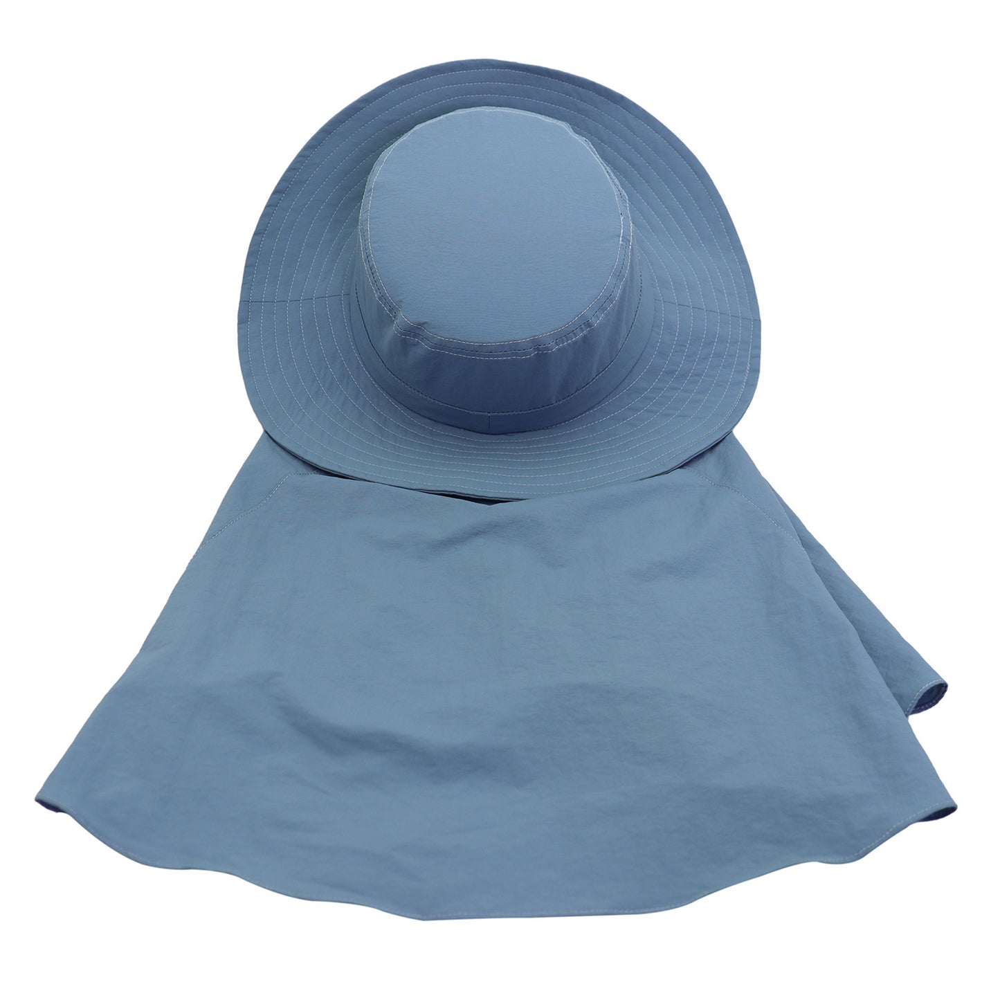 Big Shawl Hat Children Sun Protection Hat Big Brim Summer Outdoor Full Face UPF50 Mask Integrated Big Brim Sun-proof